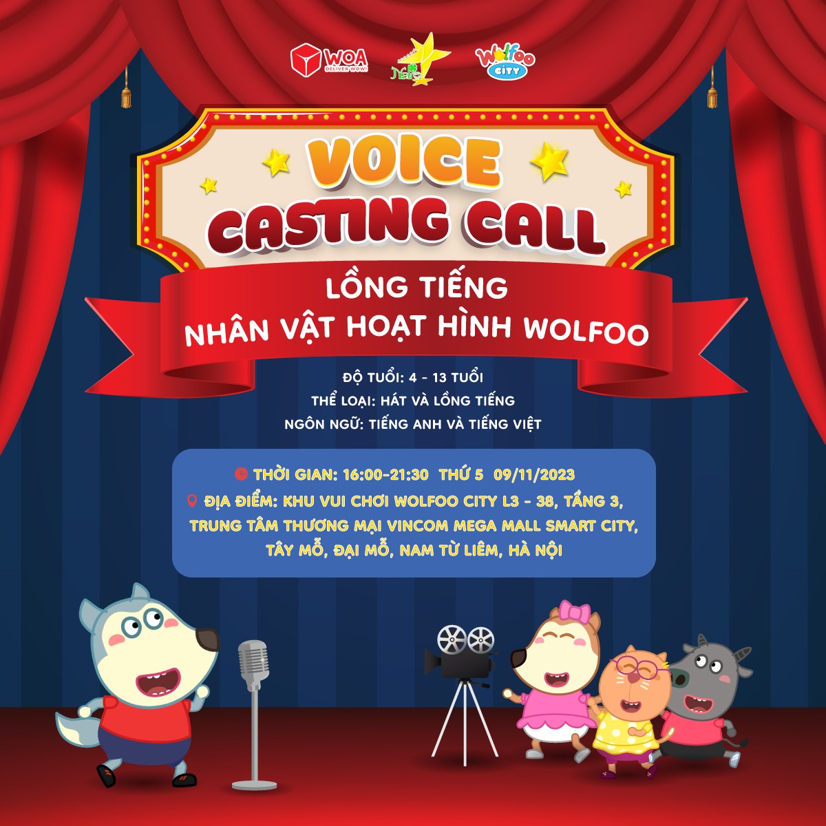 Wolfoo City_Voice casting call