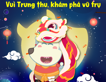 VUI TRUNG THU DU NGOẠN VŨ TRỤ CÙNG WOLFOO